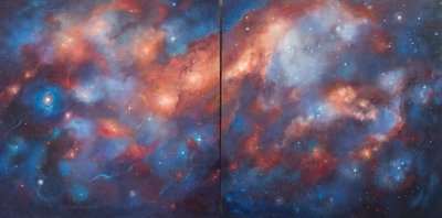 Cosmos I & II, 2017 by Unbekannt Unbekannt